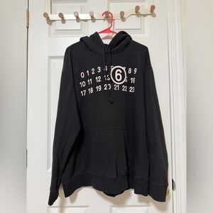 Maison Martin Margiela MM6 Black Hoodie